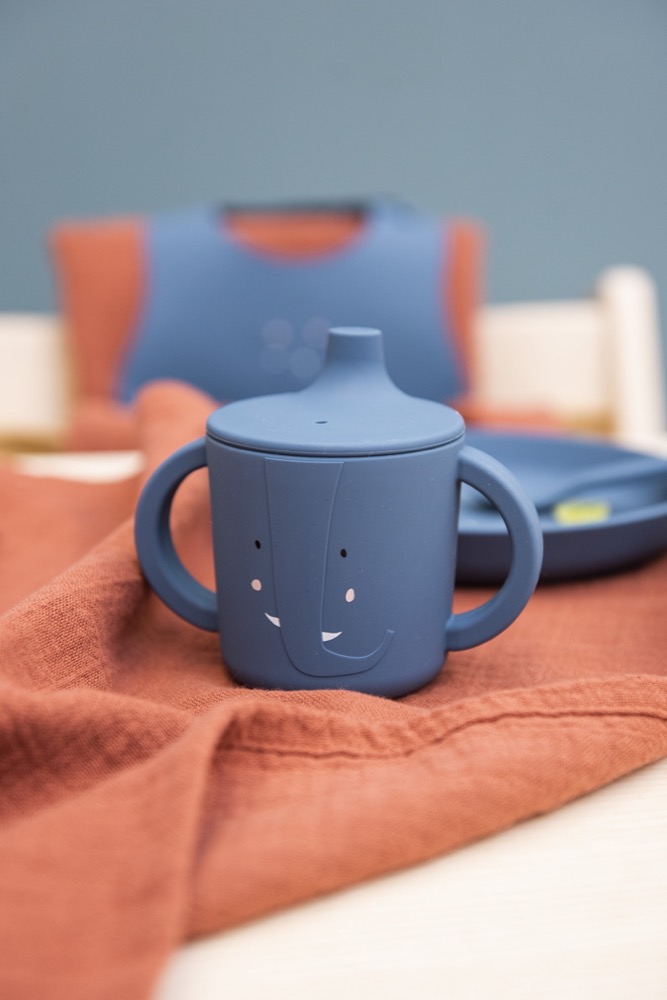 Tasse d'apprentissage en silicone - Mrs. Elephant